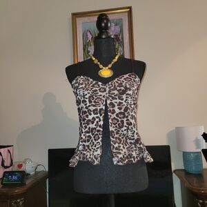 Leopard Print Camisole Top
